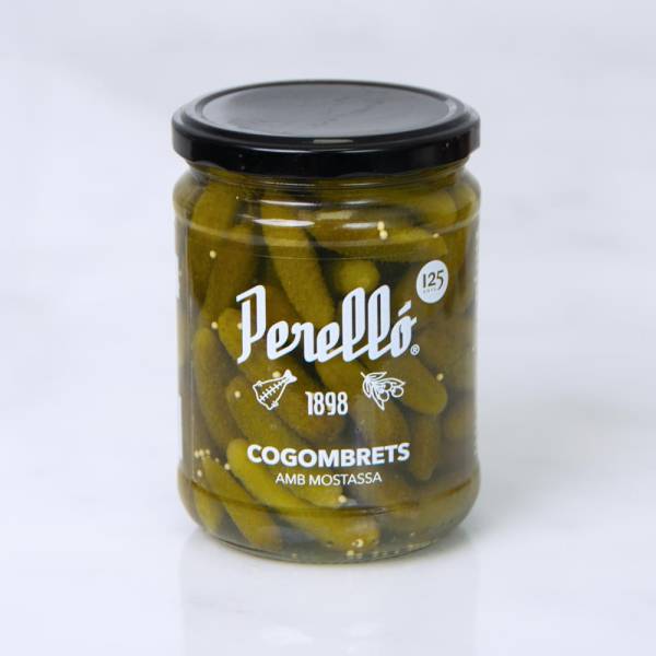 Pepinillos a la Mostaza (235 g) Perelló 1898